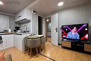 Interior of solar container house